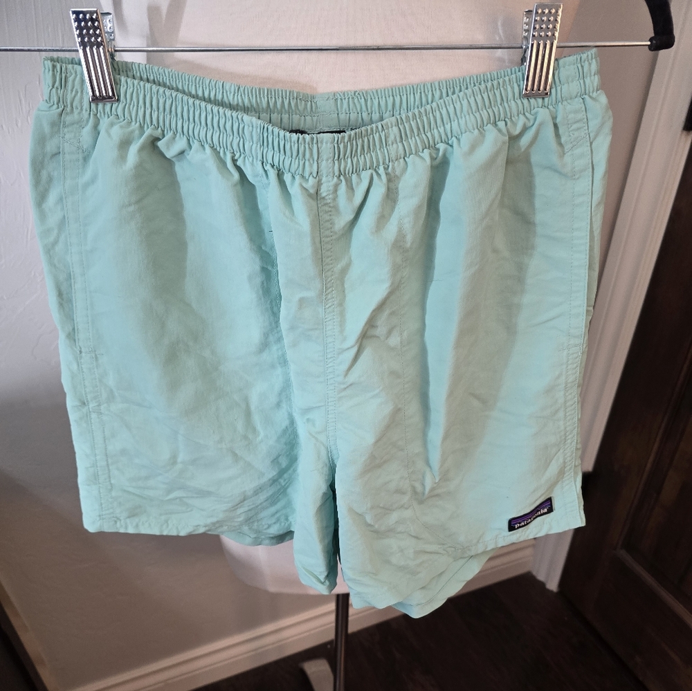 Patagonia Light Blue Athletic Shorts